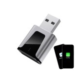 Adaptor wireless CarPlay &amp; Android Auto 2-in-1 ZYTEQ&reg;️ KM3, iOS 10+ si Android 11+, WiFi 5GHz, Plug-and-Play, Bluetooth, negru-gri