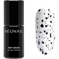 NEONAIL Top Crush lac de unghii top coat, cu utilizarea lămpii UV/LED culoare Black Gloss 7,2 ml