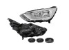 Far FORD C-MAX, 10.2014-, partea stanga, VALEO, cu &amp;quot;lumina timp de zi&amp;quot; tip LED; H1+H7; electric; cu becuri; halogen