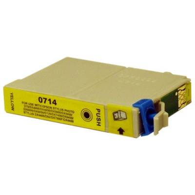 Epson T0714 galben (yellow) cartus compatibil - 480 pagini foto