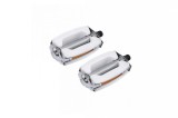 PEDALE LOWRIDER KRATE CU REFLECTOR, ALB, Pegas