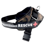 Ham pentru c&acirc;ini Rescue XXL 80 - 110 cm, camuflaj, PET NOVA