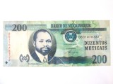 Mozambic 200 Meticais 2011,bancnota din imagini la jumatate de pret