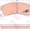 Set placute frana,frana disc MITSUBISHI PAJERO III (V7_W, V6_W) (1999 - 2007) TRW GDB3200
