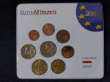 Euro set - Luxemburg 2002 , UNC, Europa