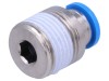 FESTO Conector Push-in Simplu 8 mm R 3/8" pentru Aer Comprimat si Vacuum