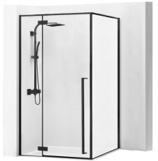 Cabina de dus Fargo 120x90 Black Mat