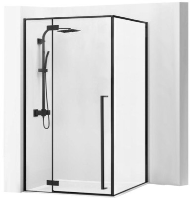 Cabina de dus Fargo 120x90 Black Mat foto