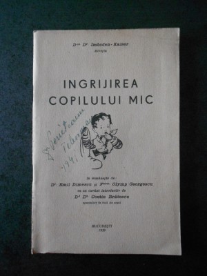 IMBODEN-KAISER - INGRIJIREA COPILULUI MIC (1939) foto