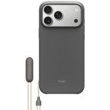 Husa de protectie Beats pentru iPhone 17 Pro Max, Kickstand Case cu MagSafe and Camera Control - Granite Gray