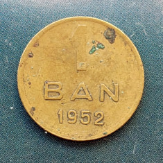 Moneda 1 ban 1952 RPR necuratata