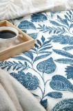 Lenjerie Calliope Pat Dublu, 3 Piese, Cearsaf Pilota 240x220cm, 2 Fete De Perna 63&times;63cm, Culoare Verde Petrol, 100% Bumbac Oeko Tex
