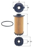 Filtru ulei Porsche 718 Boxster, 718 Cayman Motor 2.0, 2.0 T, 2.5 GTS, 2.5 GTS, diam. 70 mm, 134.5 mm, OE 0PC115466