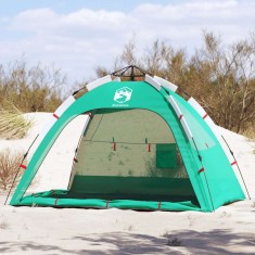 vidaXL Cort camping 2 persoane verde marin impermeabil setare rapidă 4005303