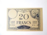 Rara! Franta 20 Francs 1946 UNC editie scolara Chambery,bancnota din imagini la cel mai mic pret