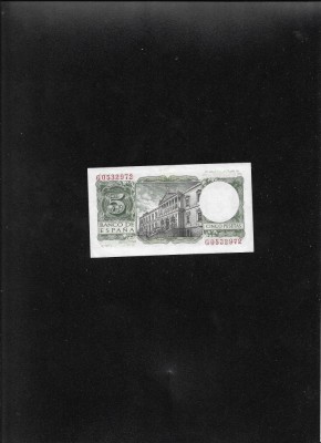 Spania 5 pesetas 1954 seria0532972 aunc foto