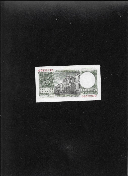Spania 5 pesetas 1954 seria0532972 aunc