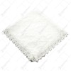 Servetel traditional din bumbac 40&times;40 CM Alb