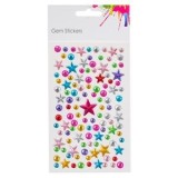 Autocolante Acrilice CMCLASS - Stele si Cercuri Multicolore, Decorative, Scrapbooking, Craft