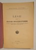 Lege pentru prelungirea contractelor de &icirc;nchiriere &ndash; Ministerul Justiției, 1929