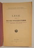 Lege pentru prelungirea contractelor de &icirc;nchiriere &ndash; Ministerul Justiției, 1929