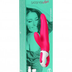 Satisfyer Vibes Mr. Rabbit - Vibrator Iepuraș din Silicon, 22x4.2 cm