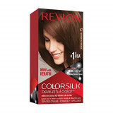 Vopsea de par Revlon ColorSilk, permanenta si fara amoniac , imbogatita cu cheratina ,numarul 47 Maro intens mediu