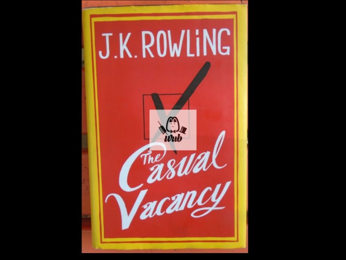 J.K. Rowling The casual vacancy