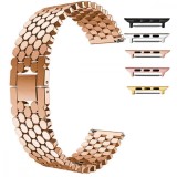 Curea din metal compatibila cu Apple Watch 9|8|7|6|5|4|3|2|1 Series, 49mm|45mm|44mm|42mm, Rose Gold