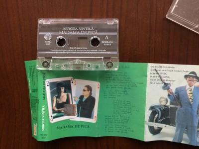 mircea vintila madama de pica 2000 album caseta audio muzica pop folk rock roton records foto