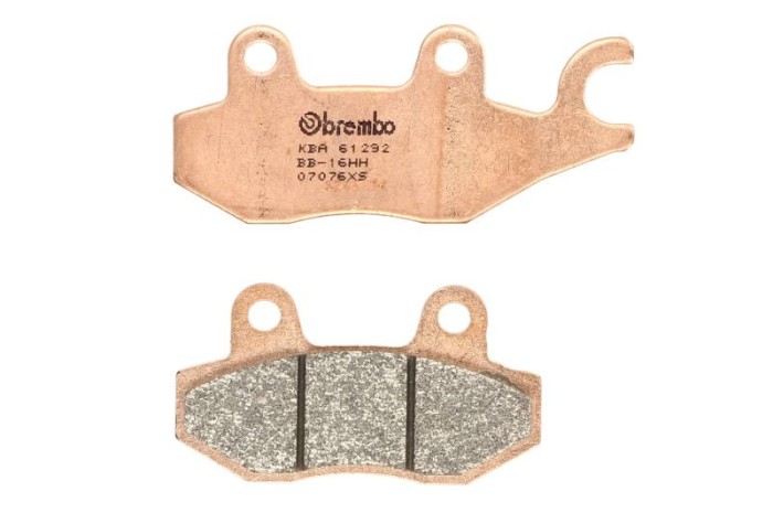Lichidare: Plăcuțe de fr&acirc;nă 07076XS BREMBO Sinter, destinate scuterelor