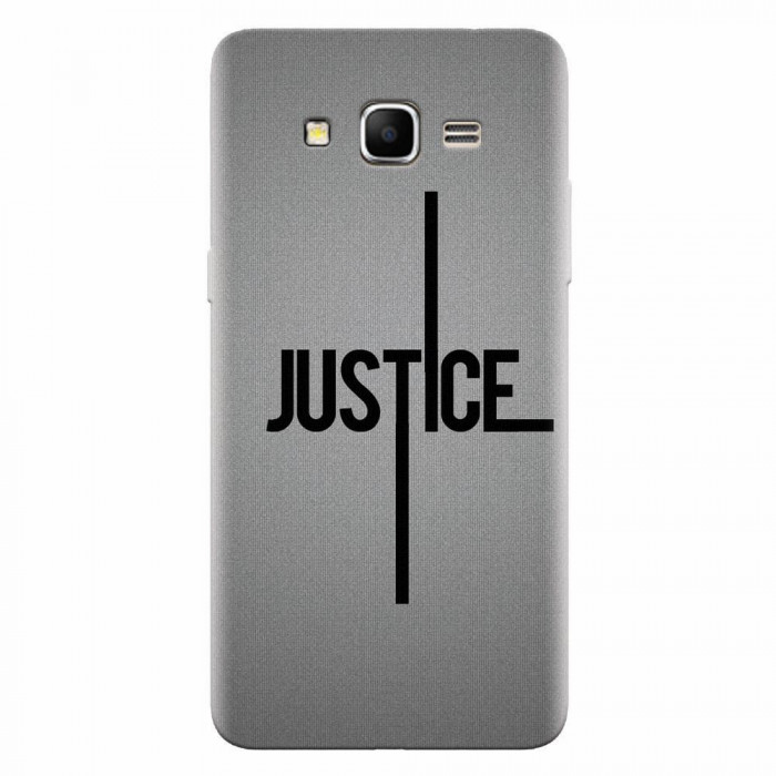 Husa silicon pentru Samsung Grand Prime, Amir Justice Minimalistic Nubheebuccus Text