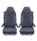 Cumpara ieftin Set Huse Scaune Auto Lux Pentru Camion SCANIA R 620, 580, 560, 440, 500, 480, Negru