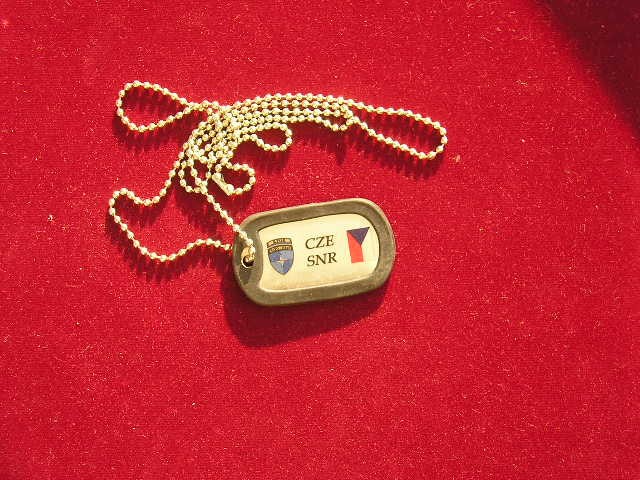 QW12 - Placute identificare militare - cu lantisor - publicitare