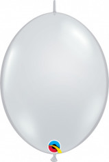 Balon Cony Diamond Clear 6 inch (15 cm), Qualatex 90382 foto