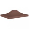 Acoperiș pentru cort de petrecere, maro, 4,5 x 3 m, 270 g/m&sup2;