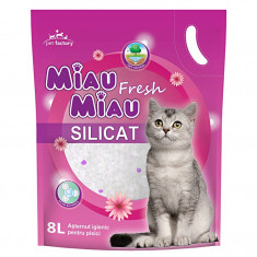 Nisip silicat Miau Miau Fresh, 8L foto