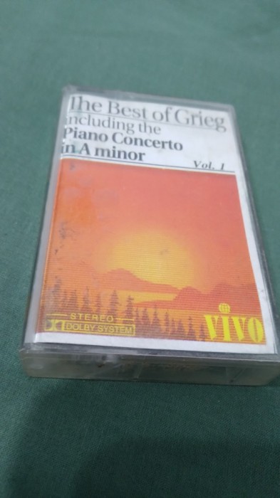 CASETA AUDIO THE BEST OF GRIEG VOL 1 RARA !!! ORIGINALA