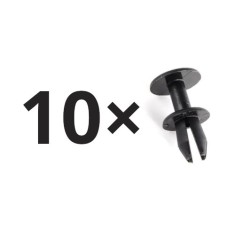 Set 10 clema fixare plastic BMW i8, Seria 1, Seria 3, Seria 4, Seria 5, Seria 7, X1, X5, X6; Mini Hatch, Clubman, tapiterie, scut motor