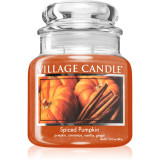 Village Candle Spiced Pumpkin lum&acirc;nare parfumată (Glass Lid) 389 g