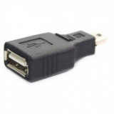 Adaptor convertor USB A Mama la Mini USB B 5 Pin Tata, Oem