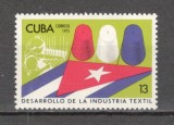 Cuba.1975 Modernizarea industriei de textile SC.582
