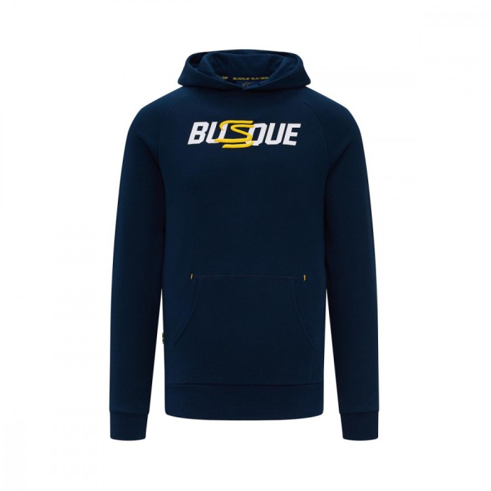 Ayrton Senna hanorac de bărbați cu glugă Busque blue 2023 - XXL