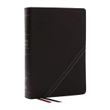 NKJV, Word Study Reference Bible, Bonded Leather, Black, Red Letter, Comfort Print