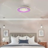 Lustra LED cu telecomanda MEIRA RGB, 180W, lumina Rece/Calda/Neutra, Dimabila, Alb, Alessandro DESIGN