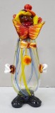 Clovn cu palarie rosie, Sticla de Murano, Italia, Secol XX