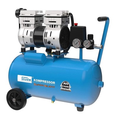 Compresor cu 2 pistoane Airpower 150 8 24 SILENT Gude 50136, 750 W, 24 L, 8 bari foto