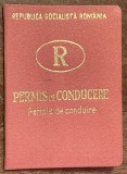 QW13 7 - 1967 - Permis de conducere RSR - are si tichet - piesa de colectie!