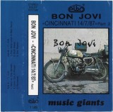 Casetă audio Bon Jovi &ndash; Cincinnati 14 / 7 / 87 Part 2