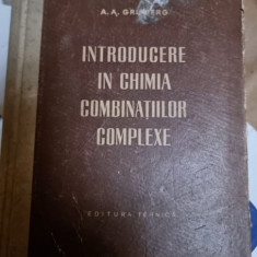 A. A. Grinberg - Introducere in Chimia Combinatiilor Complexe